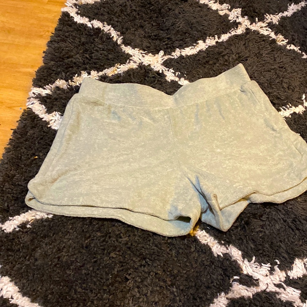 Sage Terry Cloth Shorts